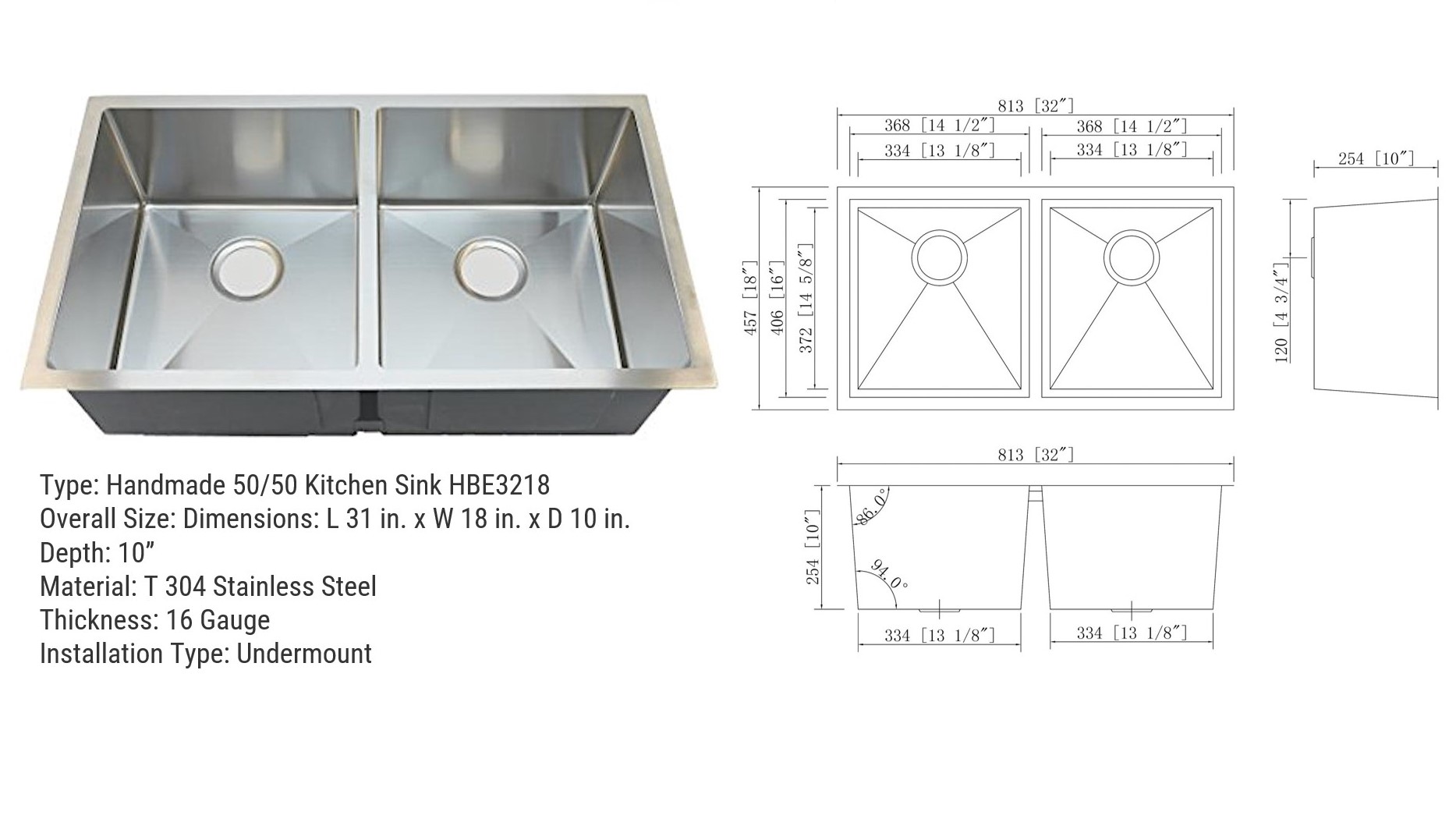 Stainless Steel Kitchen Sink in Raleigh, NC, with Modern Fixtures and Clean Design. 